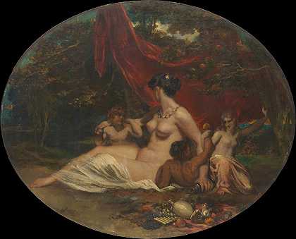 寓言`Allegory (1807~1849) by William Etty