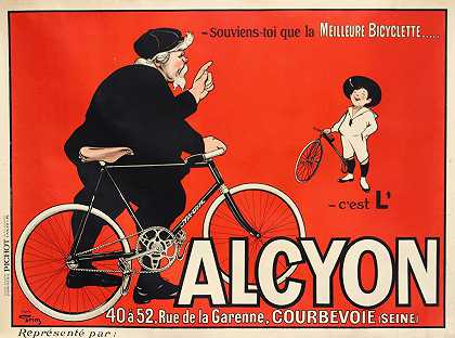 记住最好的自行车…`Souviens~Toi Que La Meilleure Bicyclette… (c.1920) by Grim