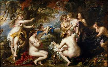 戴安娜和卡丽斯托`Diana And Callisto (1635) by Peter Paul Rubens