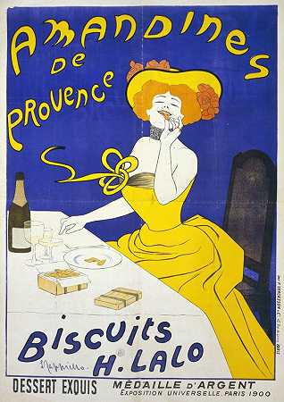 普罗旺斯的阿曼达。`Amandines de Provence. (1900) by Leonetto Cappiello