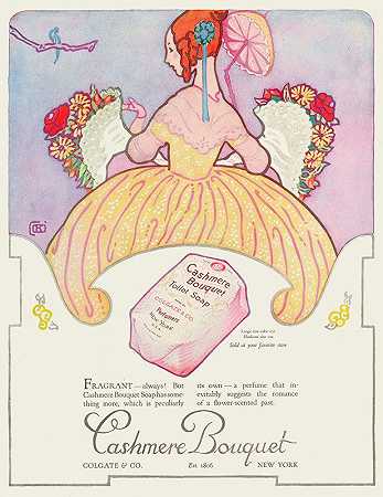 羊绒香皂`Cashmere Bouquet Toilet Soap (1922)