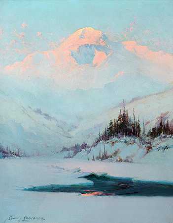 冬日暮色`Winter Twilight by Sydney Mortimer Laurence