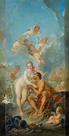 维纳斯和火神`Venus and Vulcan (1754) by François Boucher