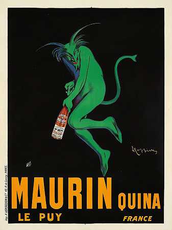 莫林·奎纳`Maurin Quina (1906) by Leonetto Cappiello