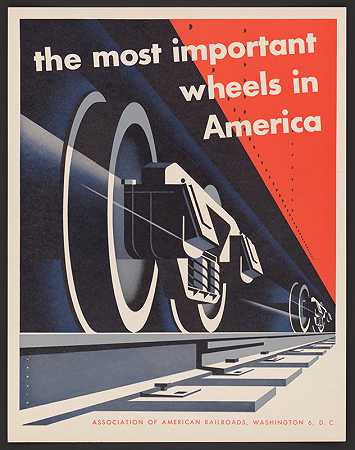 美国最重要的车轮`The most important wheels in America (1952) by Joseph Binder