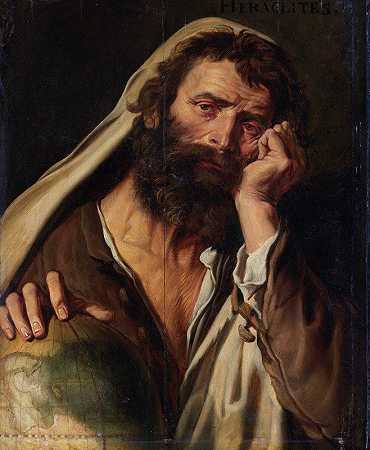 赫拉克利特`Heraclitus by Abraham Janssens