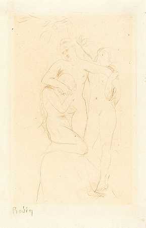 炼狱的艾姆斯`Ames du Purgatoire (1893) by Auguste Rodin