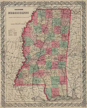 密西西比`Mississippi by Colton