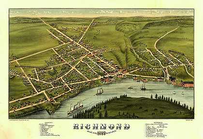 缅因州里士满萨格达霍公司`Richmond, Sagadahoc Co., Maine by Ruger