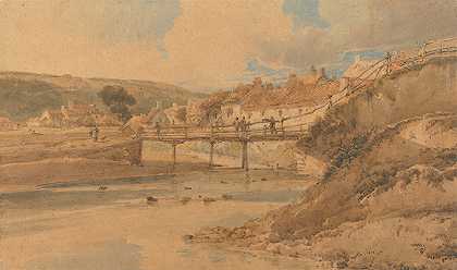 约克郡桑德森`Sandsend, Yorkshire (1802) by Thomas Girtin