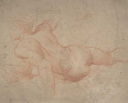 裸体`Nude Figure (1837–75) by Alfred George Stevens