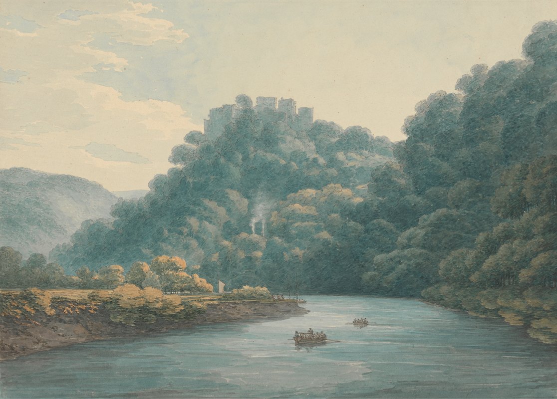 `Goodrich Castle on the Wye (ca. 1785) -