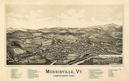 古董莫里斯维尔，佛蒙特州。`Antique Morrisville, Vt. by George Norris
