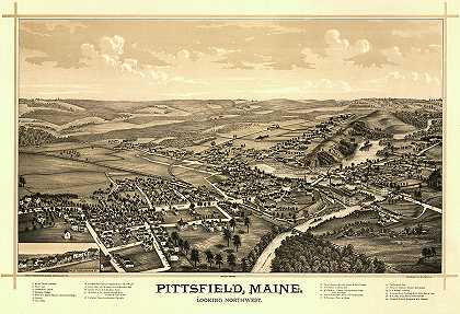 缅因州皮茨菲尔德`Pittsfield, Maine by George Norris