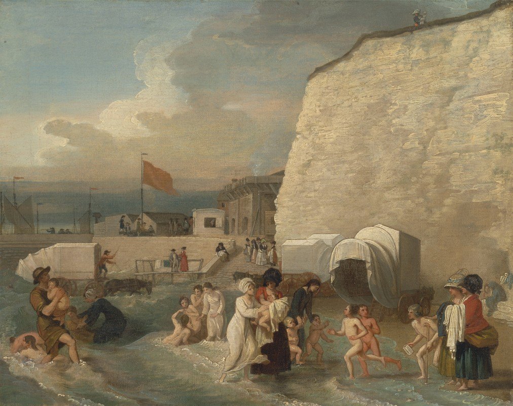 `The Bathing Place at Ramsgate (ca. 1788) -