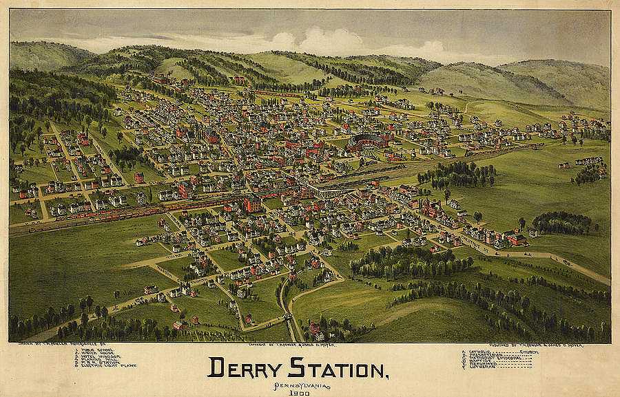 AF-Derry Station, Pennsylvania 1900