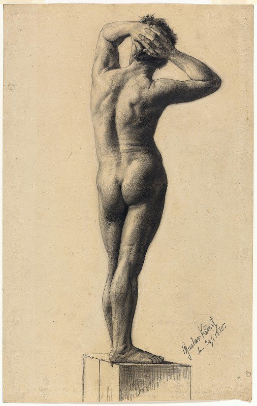 `Male Nude (1880) -