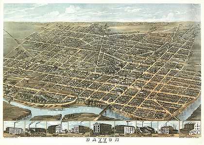 代顿，俄亥俄州，1870`Dayton, Ohio 1870 by Ruger