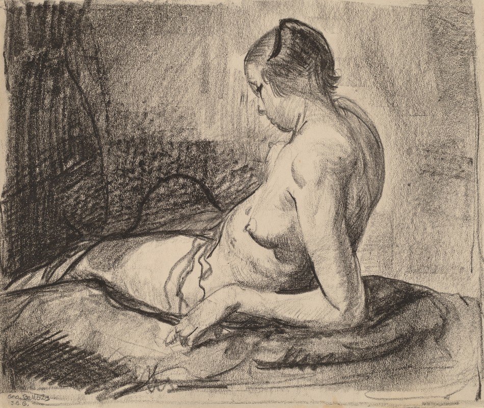 `Nude Girl Reclining (1919) -