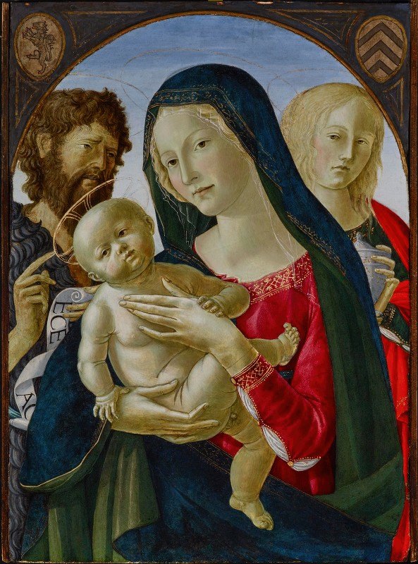 `Madonna And Child With St. John The Baptist And St. Mary Magdalene (1495) -