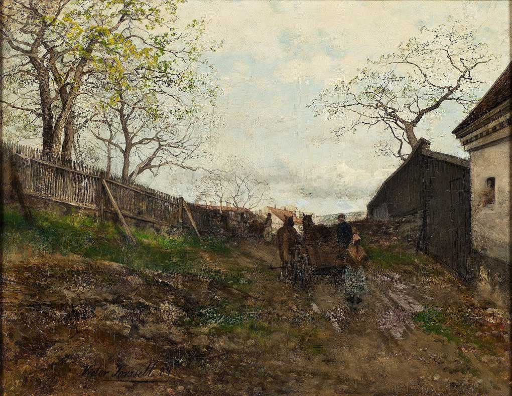 `Spring Landscape (1884) -