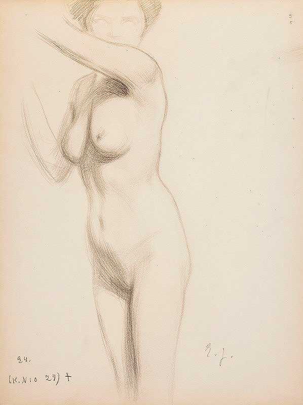 `Nude model (1910) -
