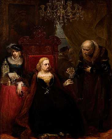 博纳王后中毒`Poisoning of Queen Bona (1859) by Jan Matejko
