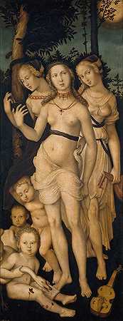 和谐，还是三恩`Harmony, or The Three Graces (1541~1544) by Hans Baldung