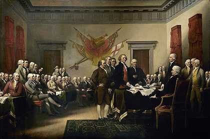 独立宣言`The Declaration of Independence by John Trumbull