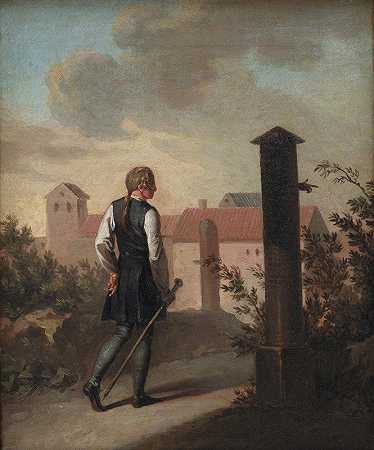 尼尔斯·克里姆和波图`Niels Klim In Potu (1785 – 1786) by Nicolai Abraham Abildgaard