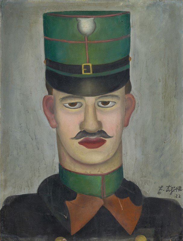 警官`Polizist (1922) by Emanuel Schöttli