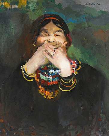 笑爸爸`Laughing Baba by Filipp Malyavin