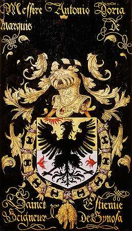 金羊毛勋章的军械牌-5`Armorial plates from the Order of the Golden Fleece – 5 by Lukas de Heere