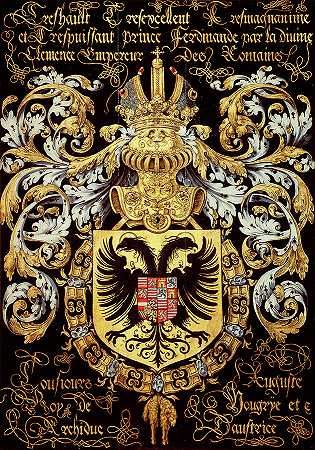 金羊毛勋章的军械牌-79`Armorial plates from the Order of the Golden Fleece – 79 by Lukas de Heere