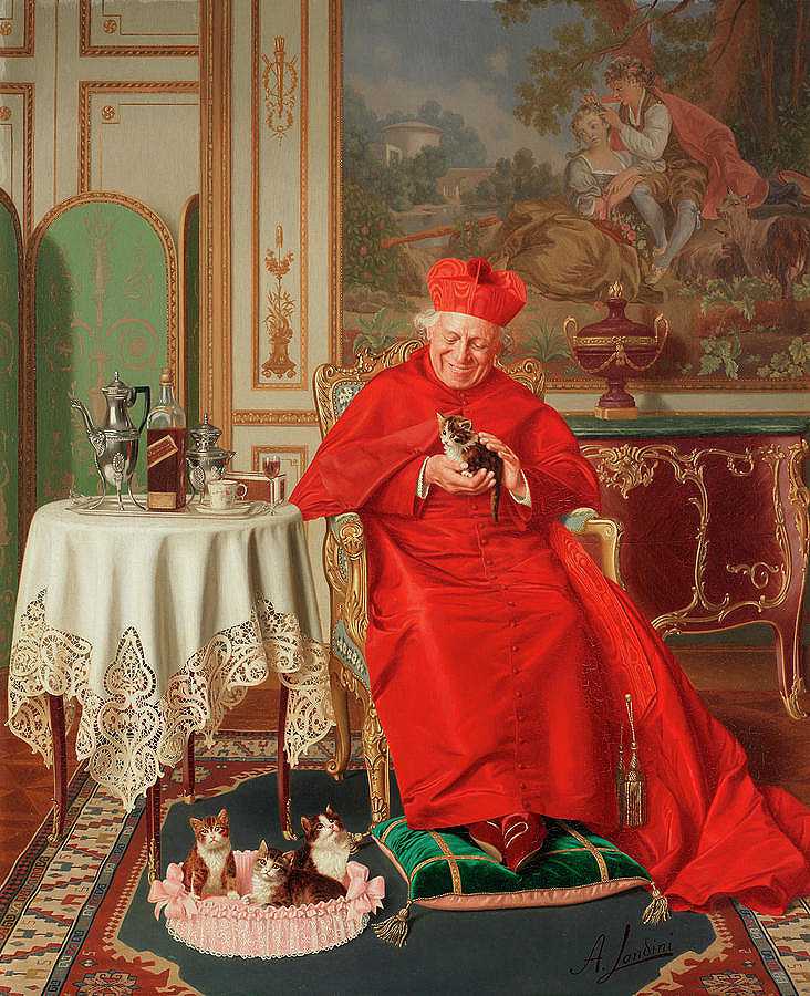 红衣主教的最爱`The Cardinal\’s favourite by Andrea Landini