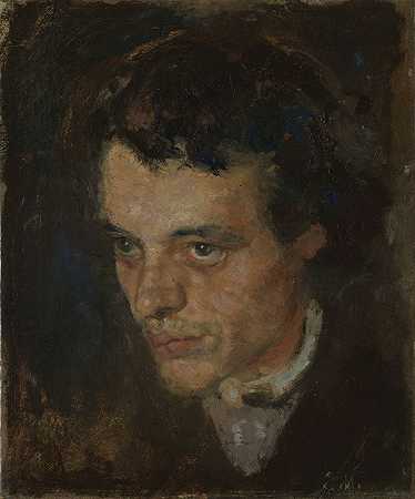 约根·瑟伦森`Jørgen Sørensen (1885) by Edvard Munch