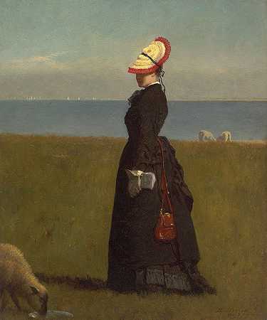 南塔基特羔羊`Lambs,Nantucket (1874) by Eastman Johnson