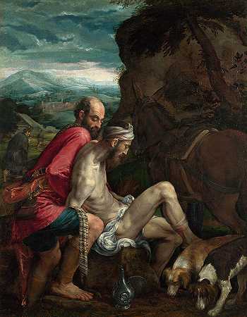 好心人`The Good Samaritan by Jacopo Bassano
