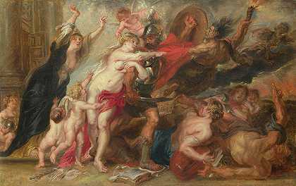 战争的恐怖`The Horrors of War by Peter Paul Rubens