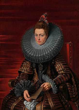 伊莎贝拉女婴肖像`Portrait of the Infanta Isabella by Peter Paul Rubens