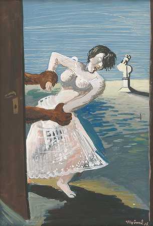 抱`Embrace (1936) by Cyprián Majerník