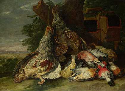 风景中的死鸟`Dead Birds in a Landscape by Jan Fyt