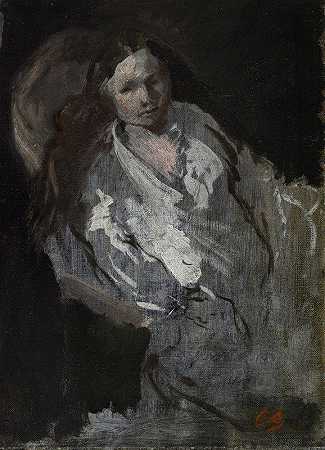 裸体地毯夫人`Madame Carpeaux en déshabillé (1873 1874) by Jean-Baptiste Carpeaux