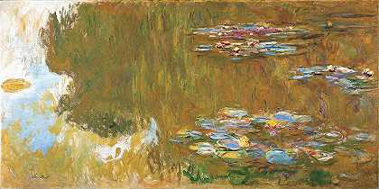 睡莲池`The Water-Lily Pond by Claude Monet