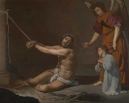 基督被基督徒的灵魂所注视`Christ contemplated by the Christian Soul by Diego Velazquez