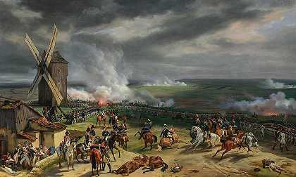 瓦尔密战役`The Battle of Valmy by Emile-Jean-Horace Vernet