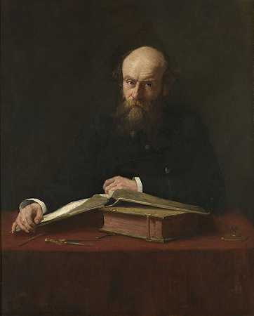 P.J.H.库佩斯博士肖像（1827-1921）`Portret van Dr. P.J.H. Cuypers (1827~1921) (1885 ~ 1918) by Thérèse Schwartze