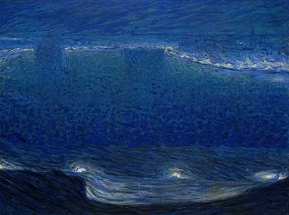 夜曲`Nocturne (1901) by Eugène Jansson