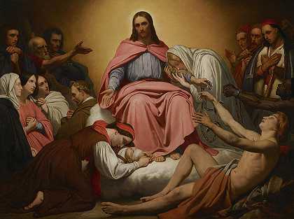 克里斯托斯安慰者，1851年`Christus Consolator, 1851 by Ary Scheffer