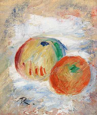 苹果（苹果）`Apples (Pommes) (1875) by Pierre-Auguste Renoir